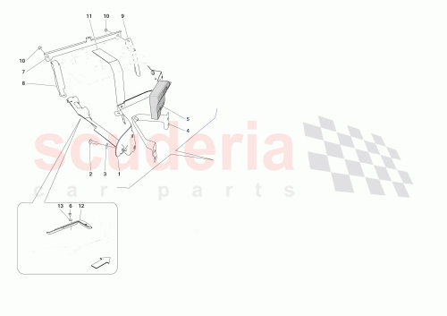Part Diagram for Ferrari 796202