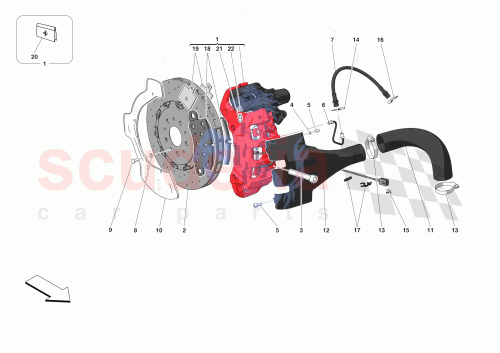 Part Diagram for Ferrari 859184