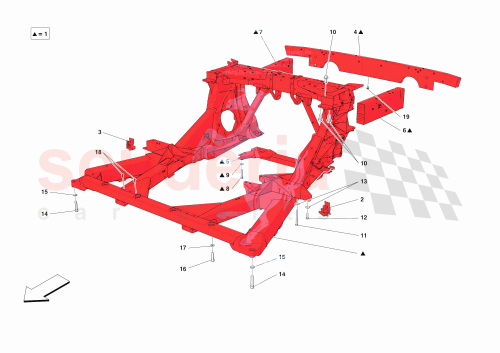 Part Diagram for Ferrari 985886767
