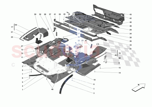 Part Diagram for Ferrari 917502