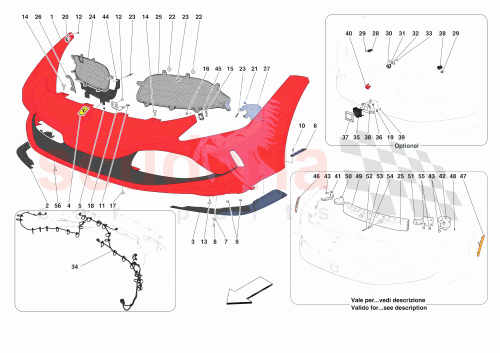Part Diagram for Ferrari 985778800