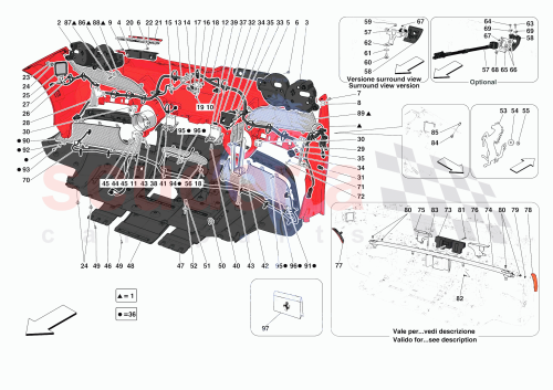 Part Diagram for Ferrari 809287