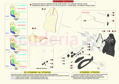 Part Diagram for Ferrari 984848