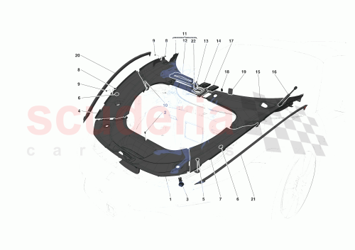 Part Diagram for Ferrari 70006744