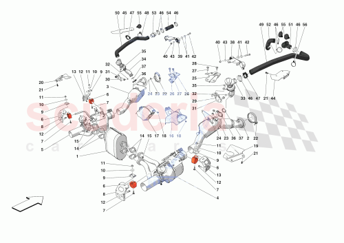 Part Diagram for Ferrari 952058