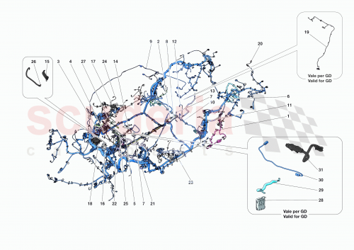 Part Diagram for Ferrari 916637