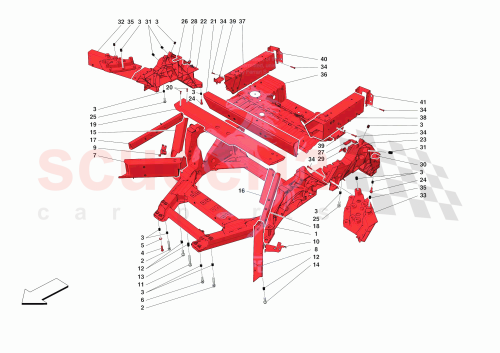 Part Diagram for Ferrari 985834335