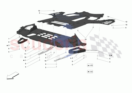 Part Diagram for Ferrari 837660