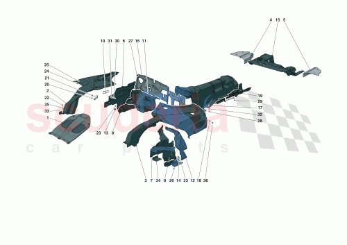 Part Diagram for Ferrari 852405