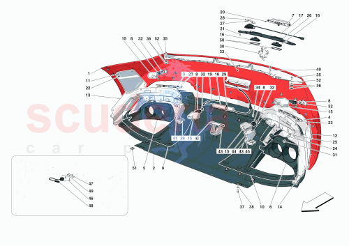 Part Diagram for Ferrari 939522