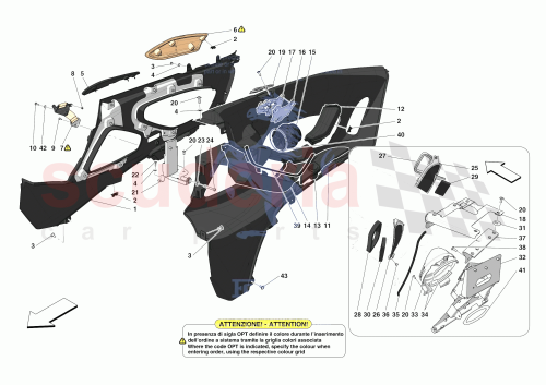 Part Diagram for Ferrari 829105