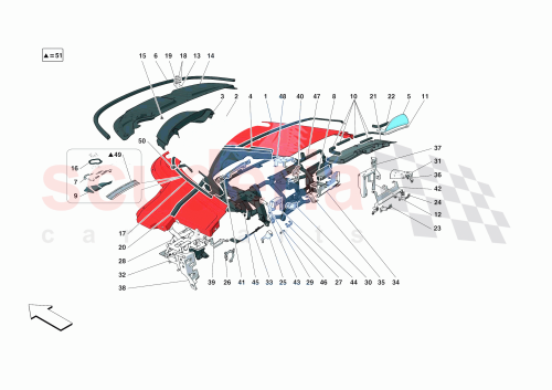 Part Diagram for Ferrari 872982