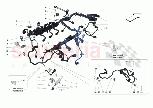 Part Diagram for Ferrari 813110