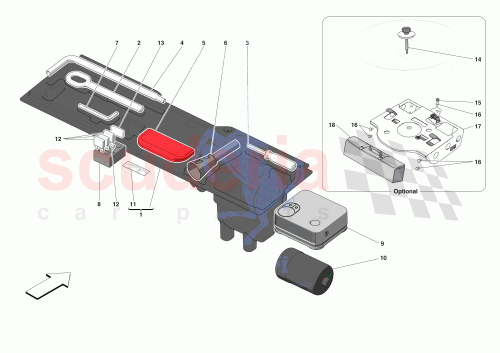 Part Diagram for Ferrari 343274