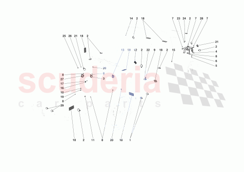 Part Diagram for Ferrari 783003