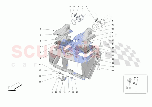 Part Diagram for Ferrari 343007
