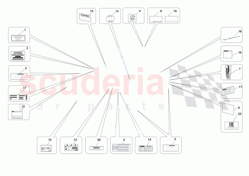 Part Diagram for Ferrari 924199