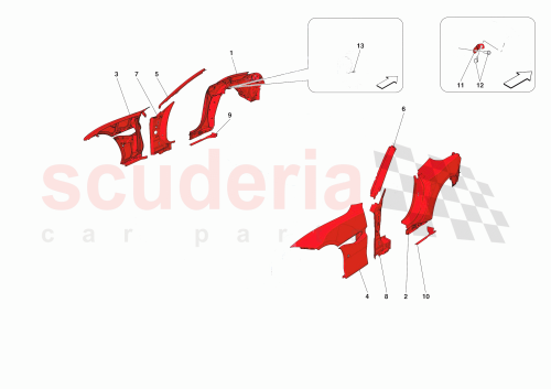 Part Diagram for Ferrari 88750411