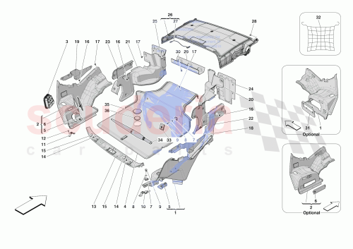 Part Diagram for Ferrari 791017