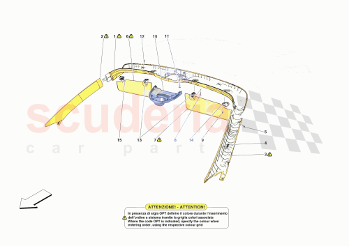 Part Diagram for Ferrari 956853
