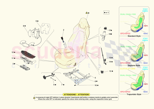 Part Diagram for Ferrari 826933