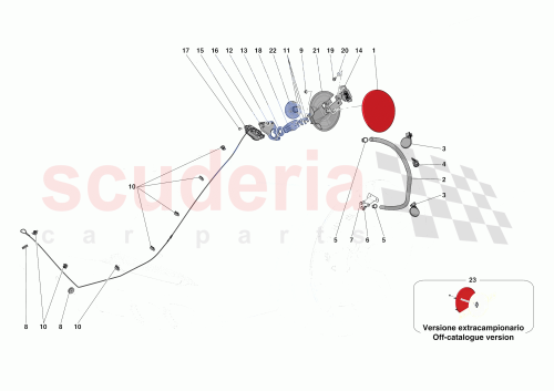Part Diagram for Ferrari 70006830