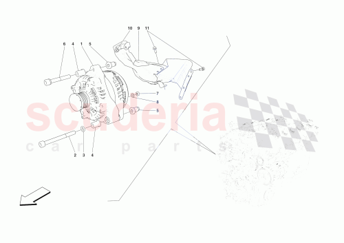 Part Diagram for Ferrari 978115