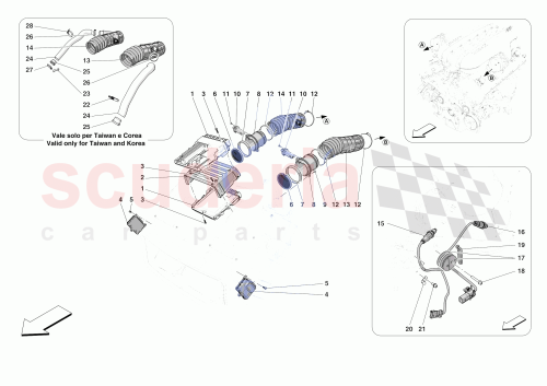 Part Diagram for Ferrari 888005
