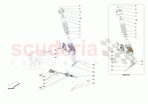 Part Diagram for Ferrari 967626