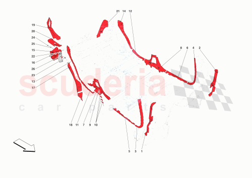 Part Diagram for Ferrari 877740