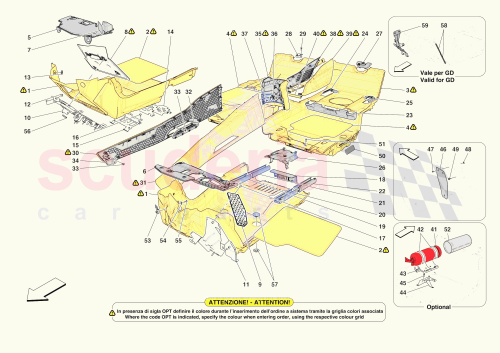 Part Diagram for Ferrari 861011