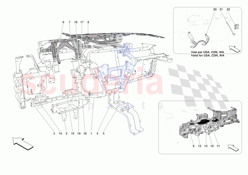 Part Diagram for Ferrari 850045