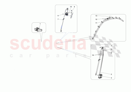 Part Diagram for Ferrari 0740844..