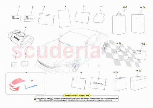 Part Diagram for Ferrari 946719