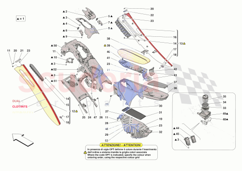 Part Diagram for Ferrari 812709