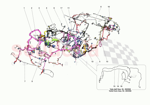 Part Diagram for Ferrari 977467
