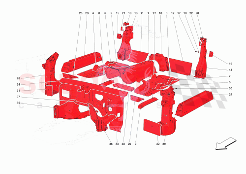 Part Diagram for Ferrari 985864327