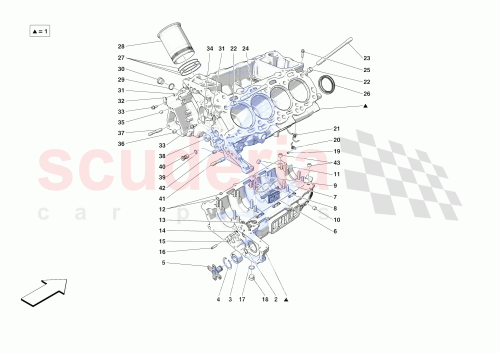 Part Diagram for Ferrari 897848