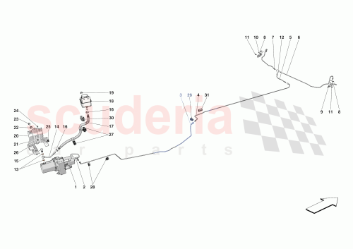 Part Diagram for Ferrari 867210