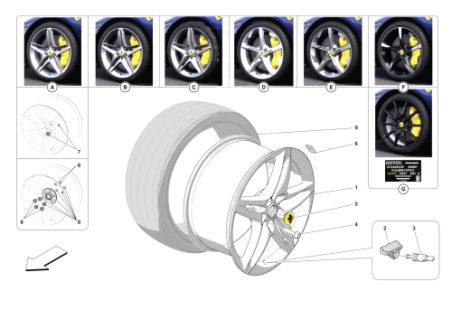 Part Diagram for Ferrari 70007373