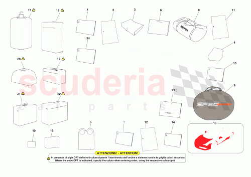 Part Diagram for Ferrari 70005329