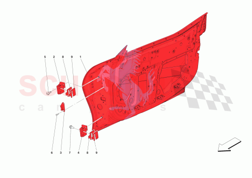 Part Diagram for Ferrari 14441534