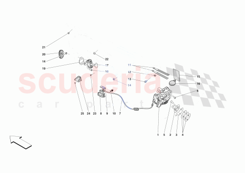 Part Diagram for Ferrari 818448