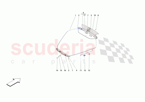Part Diagram for Ferrari 921254