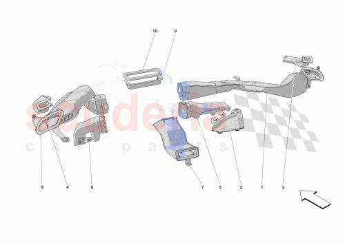 Part Diagram for Ferrari 838354