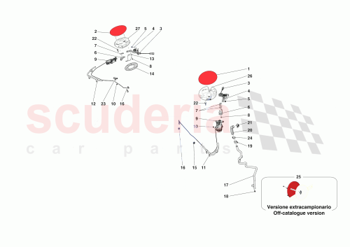 Part Diagram for Ferrari 70006836