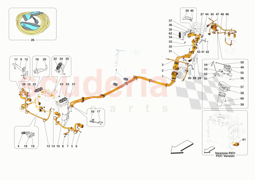 Part Diagram for Ferrari 910644
