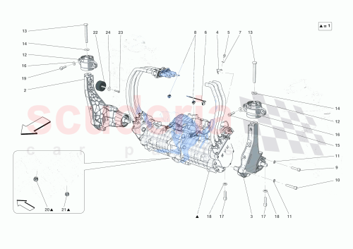 Part Diagram for Ferrari 13550524