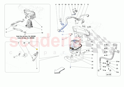 Part Diagram for Ferrari 335820