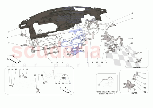Part Diagram for Ferrari 953966